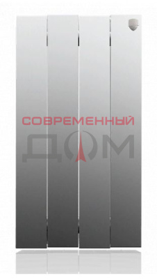 Радиатор ROYAL THERMO PianoForte 500/Silver Satin - 4 секц.